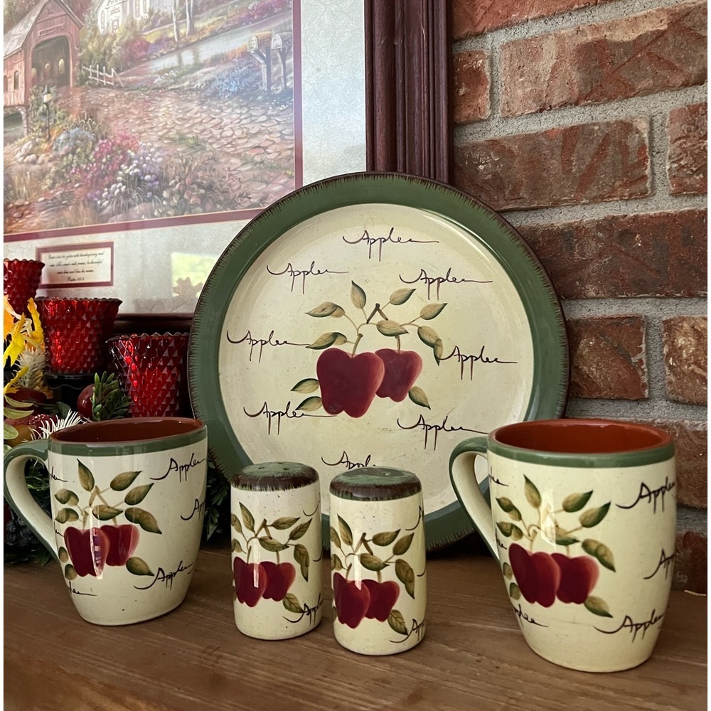 ❤️ Rare Home Interiors Apple Orchard Collection 5-Pc Set